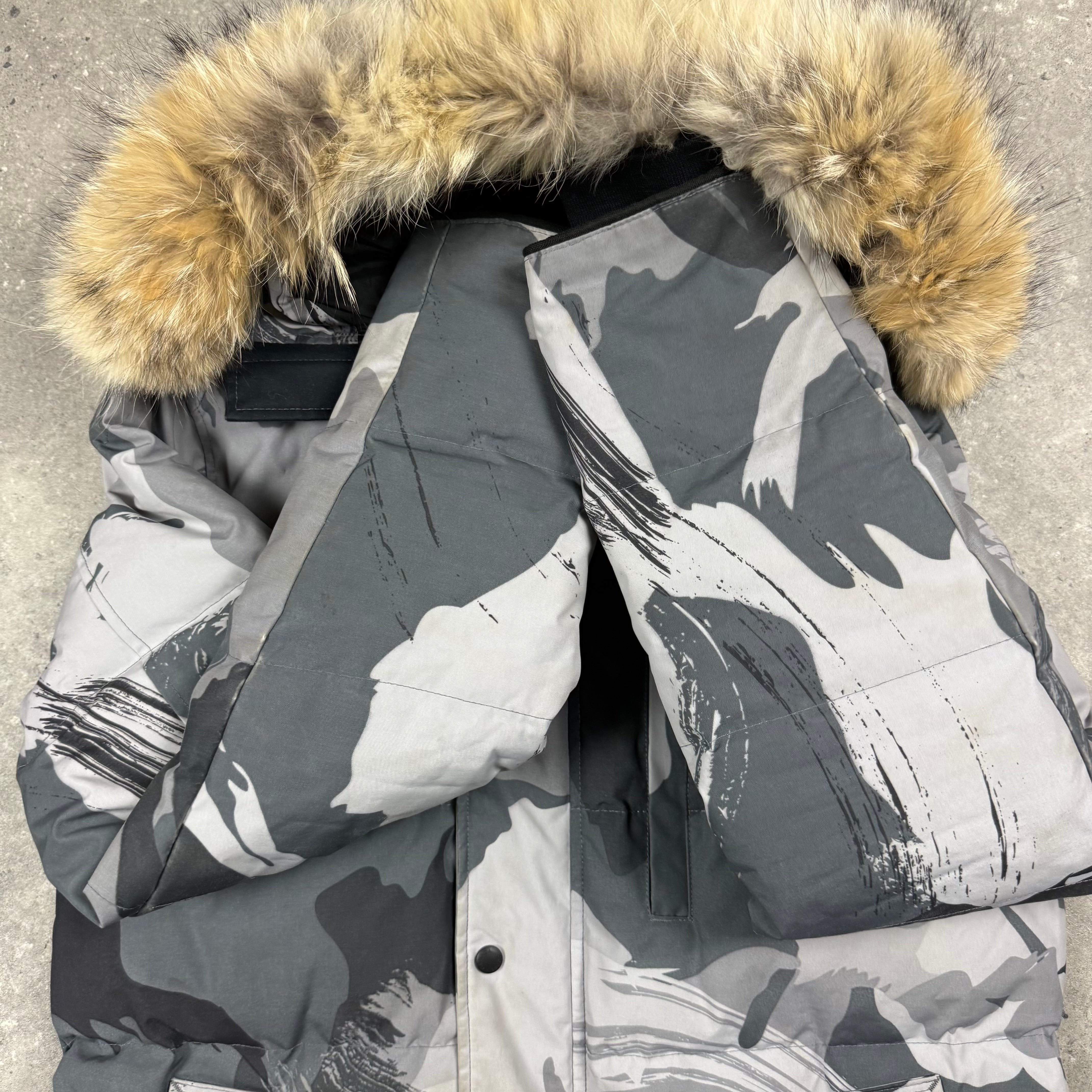 CANADA GOOSE CARSON PARKA GREY CAMO - (L)