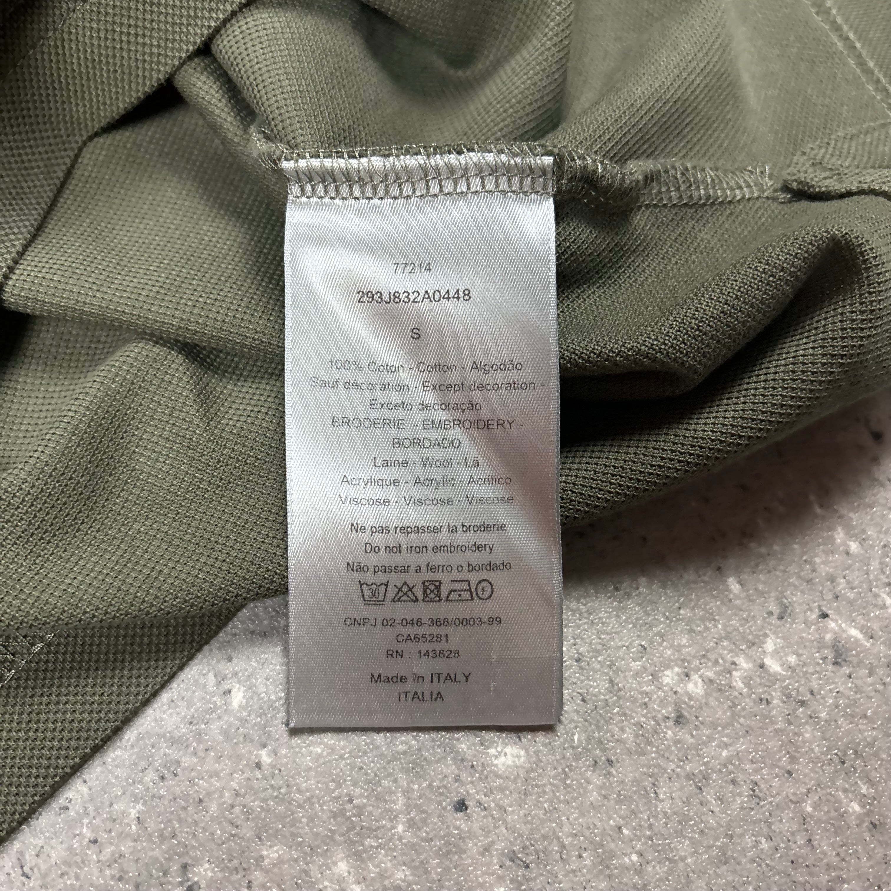 DIOR ATELIER POLO T-SHIRT - (S)