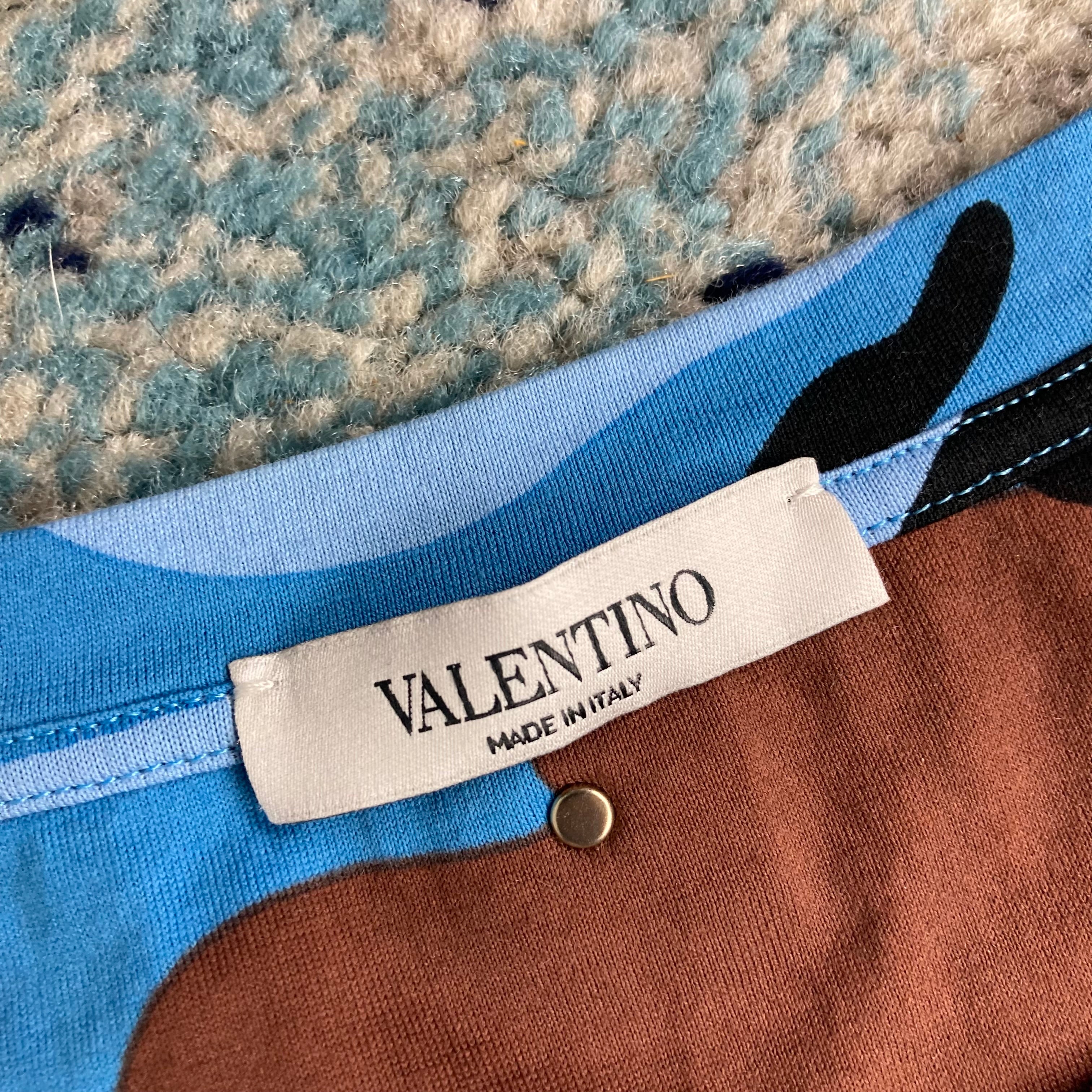 VLTN BLUE Camo T-Shirt (FITS S)