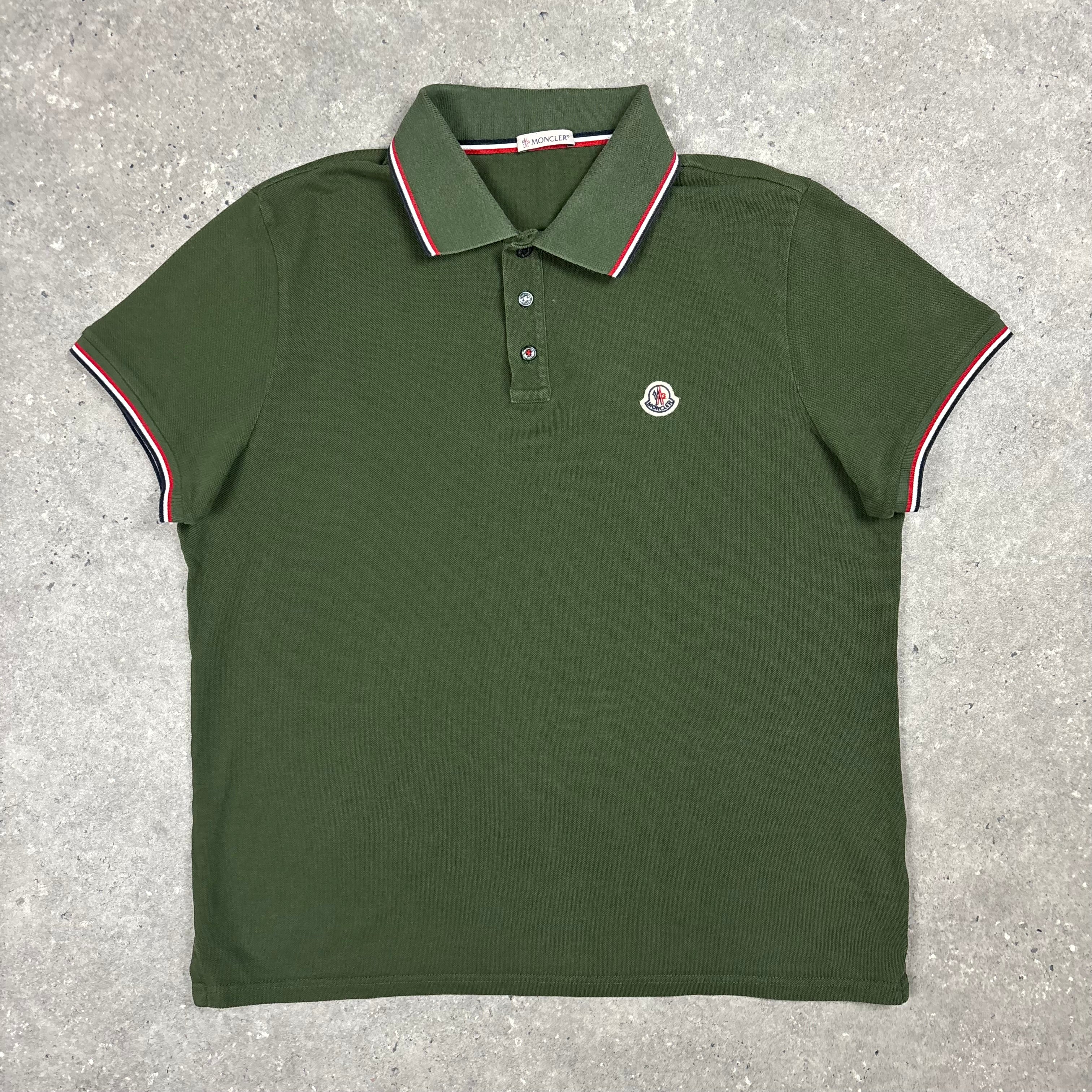 MONCLER POLO KHAKI - (FITS L)