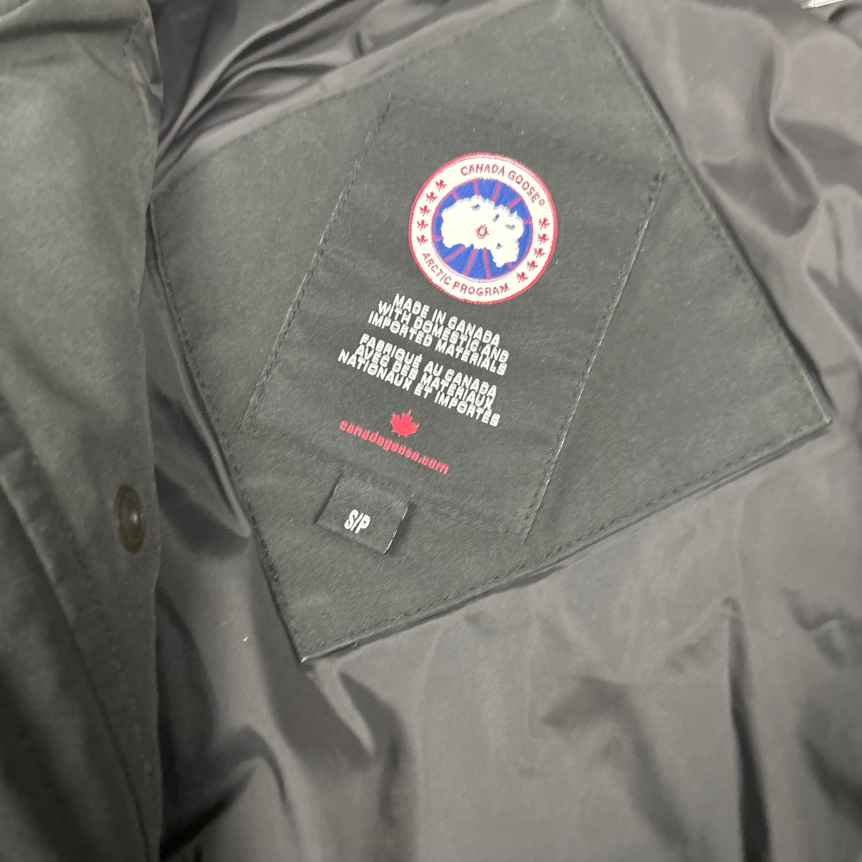 CANADA GOOSE WYNDHAM PARKA BLACK - (S)