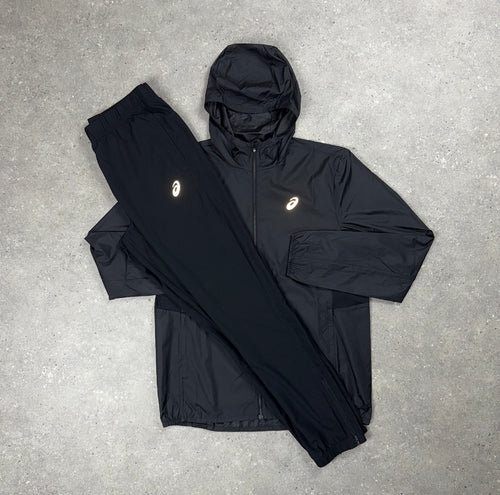 ASICS CORE WINDRUNNER & PANTS SET - BLACK