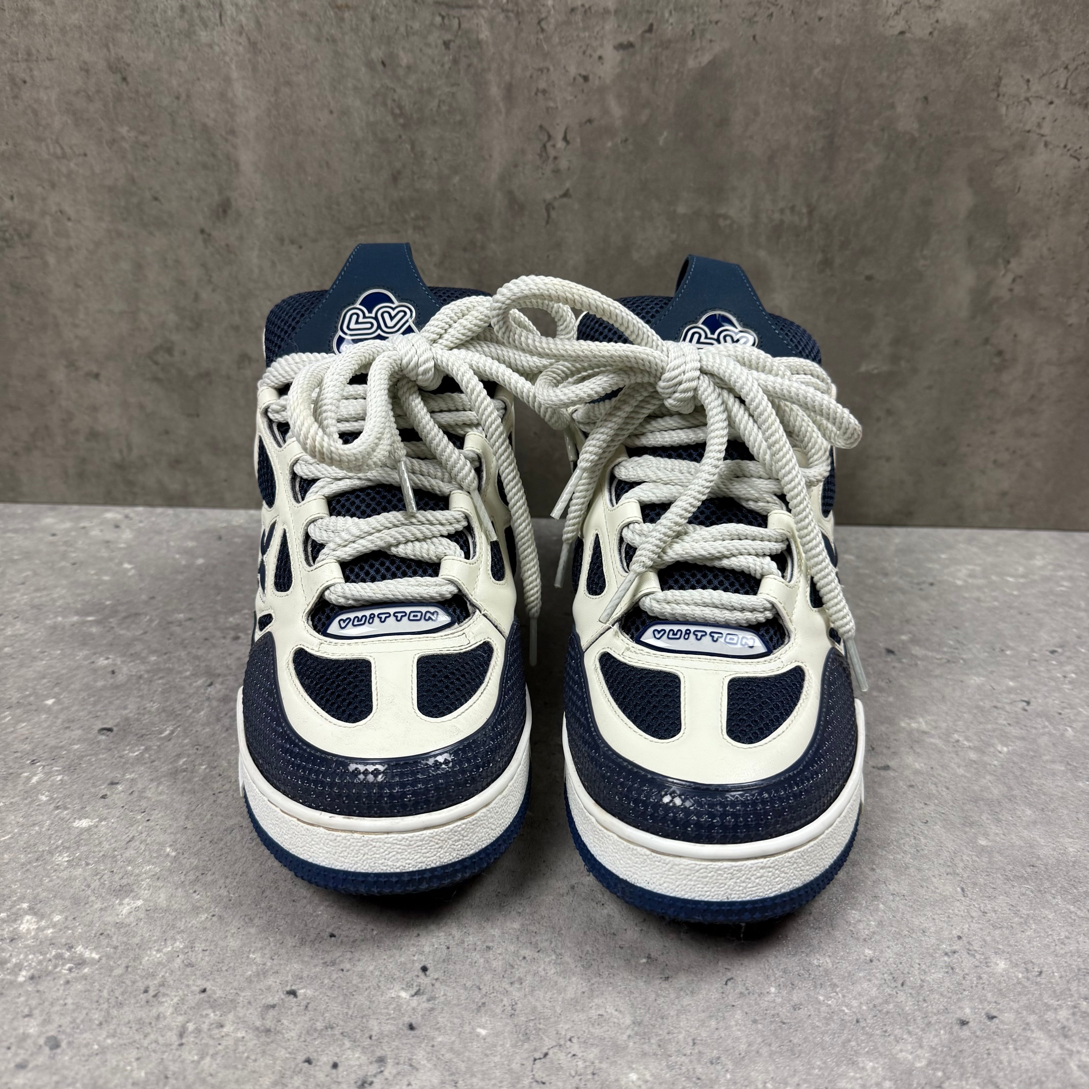 LOUIS VUITTON NAVY SKATES - EU 43 (FITS UK 10)