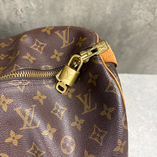 LOUIS VUITTON KEEPALL 55 DUFFLE BAG - BROWN MONOGRAM