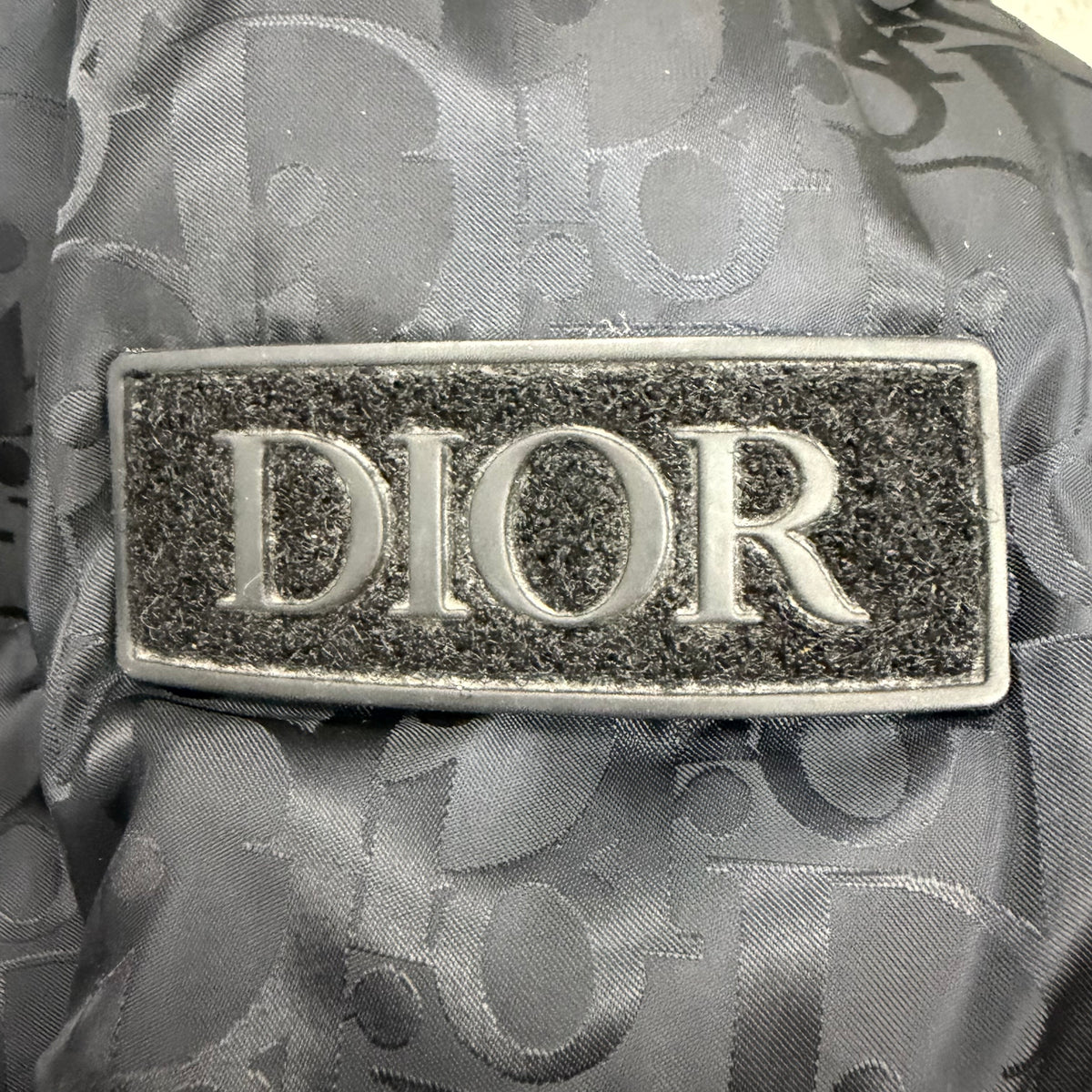 DIOR JACQUARD OBLIQUE JACKET BLACK - 46 (FITS S/M)