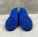 LOUBOUTIN LOW SPIKE BLUE - (EU43.5 / UK9.5)