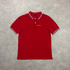 PRADA POLO T-SHIRT RED - (M)