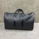 LOUIS VUITTON KEEPALL 45 DUFFLE BAG - BLACK ECLIPSE