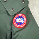 CANADA GOOSE WYDNAHM PARKA KHAKI - (M)