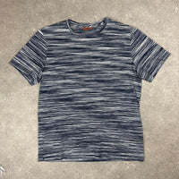 MISSONI T-SHIRT NAVY/WHITE - (L)