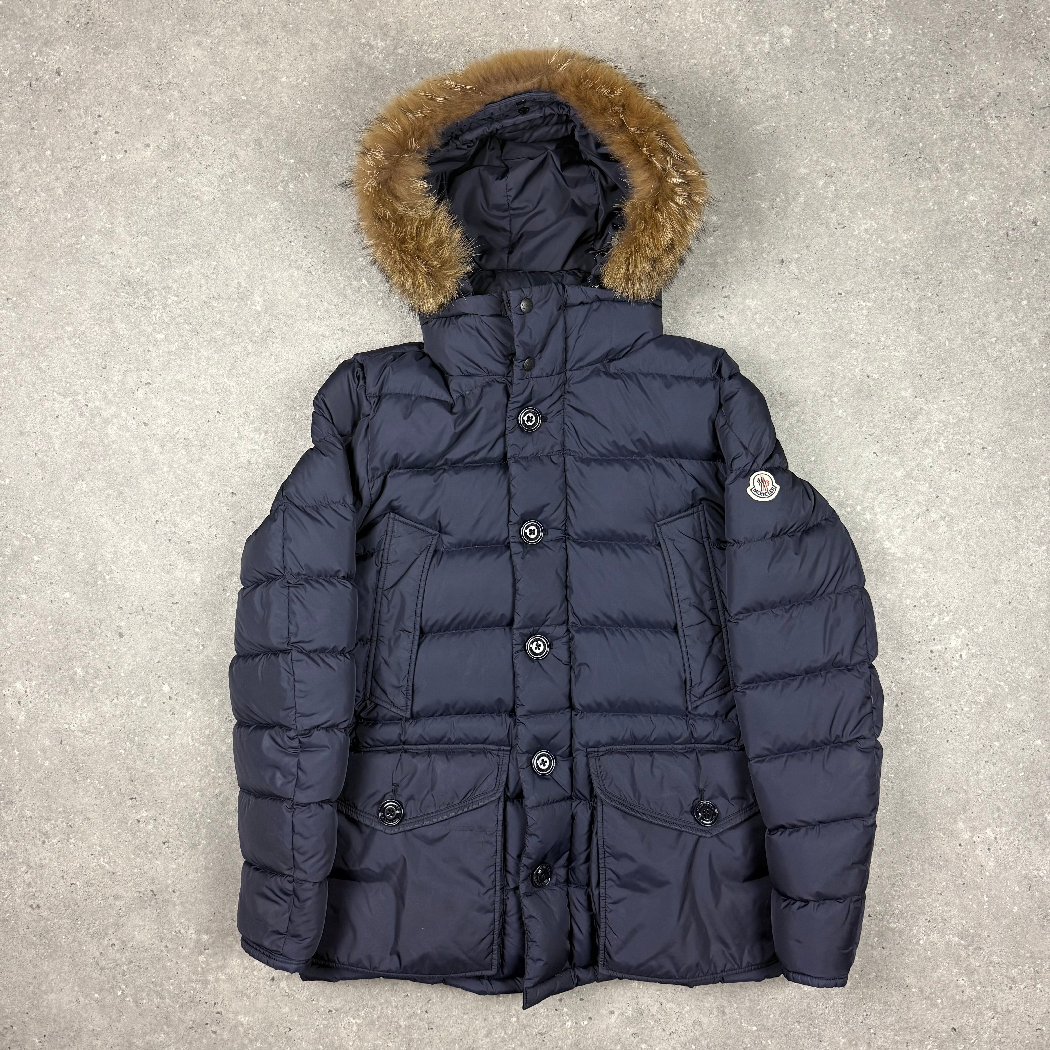 MONCLER CLUNY JACKET NAVY - 3 (M)