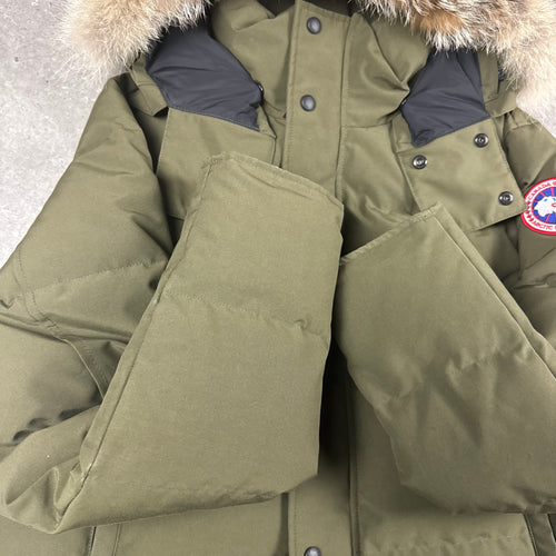CANADA GOOSE WYNDHAM PARKA MILITARY GREEN - (XL)