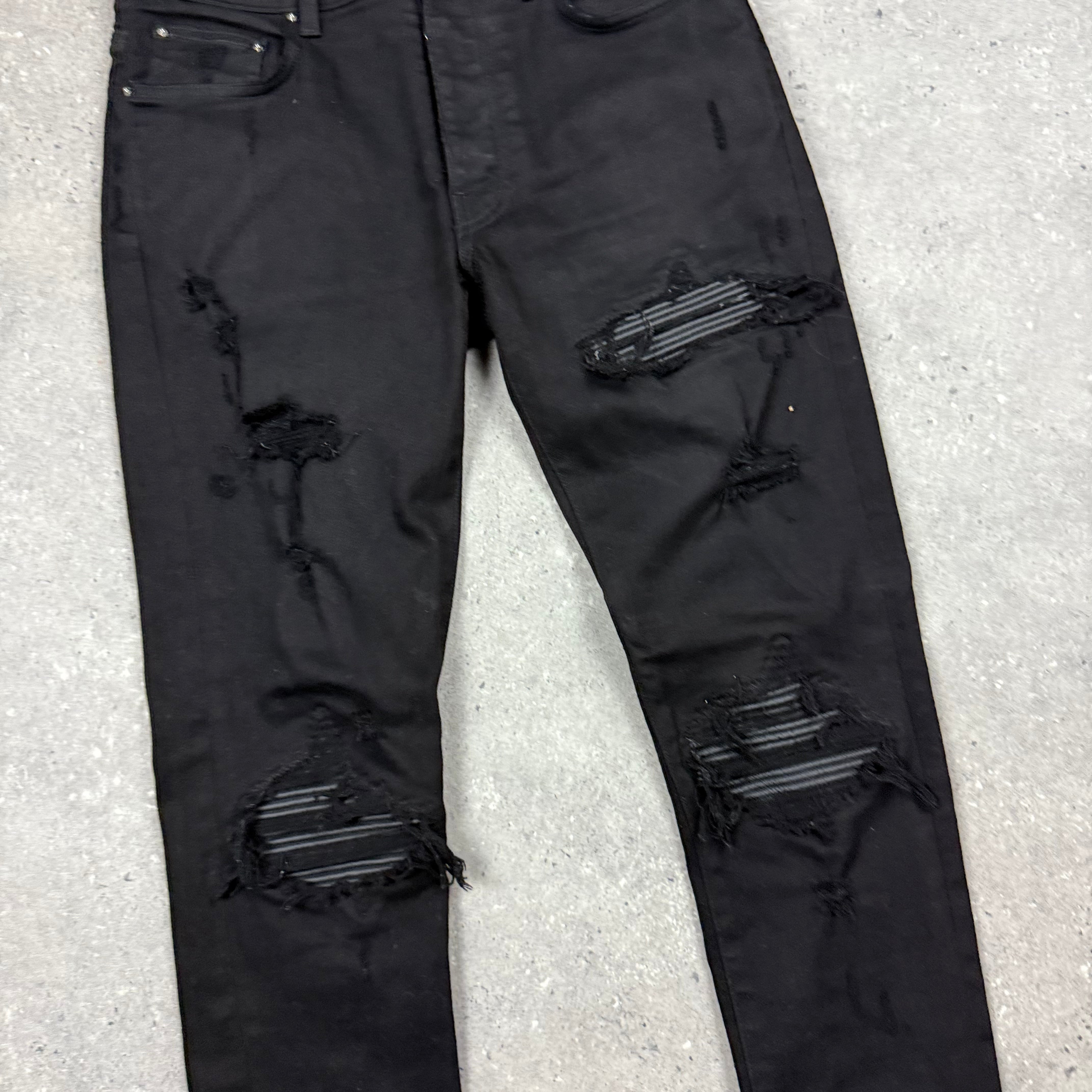 AMIRI SKINNY JEANS BLACK - (30")