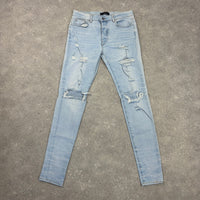AMIRI JEANS LIGHT BLUE - (34”)