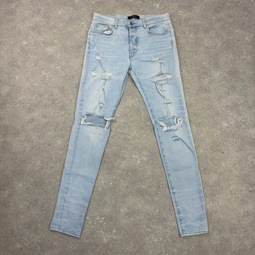 AMIRI JEANS LIGHT BLUE - (34”)