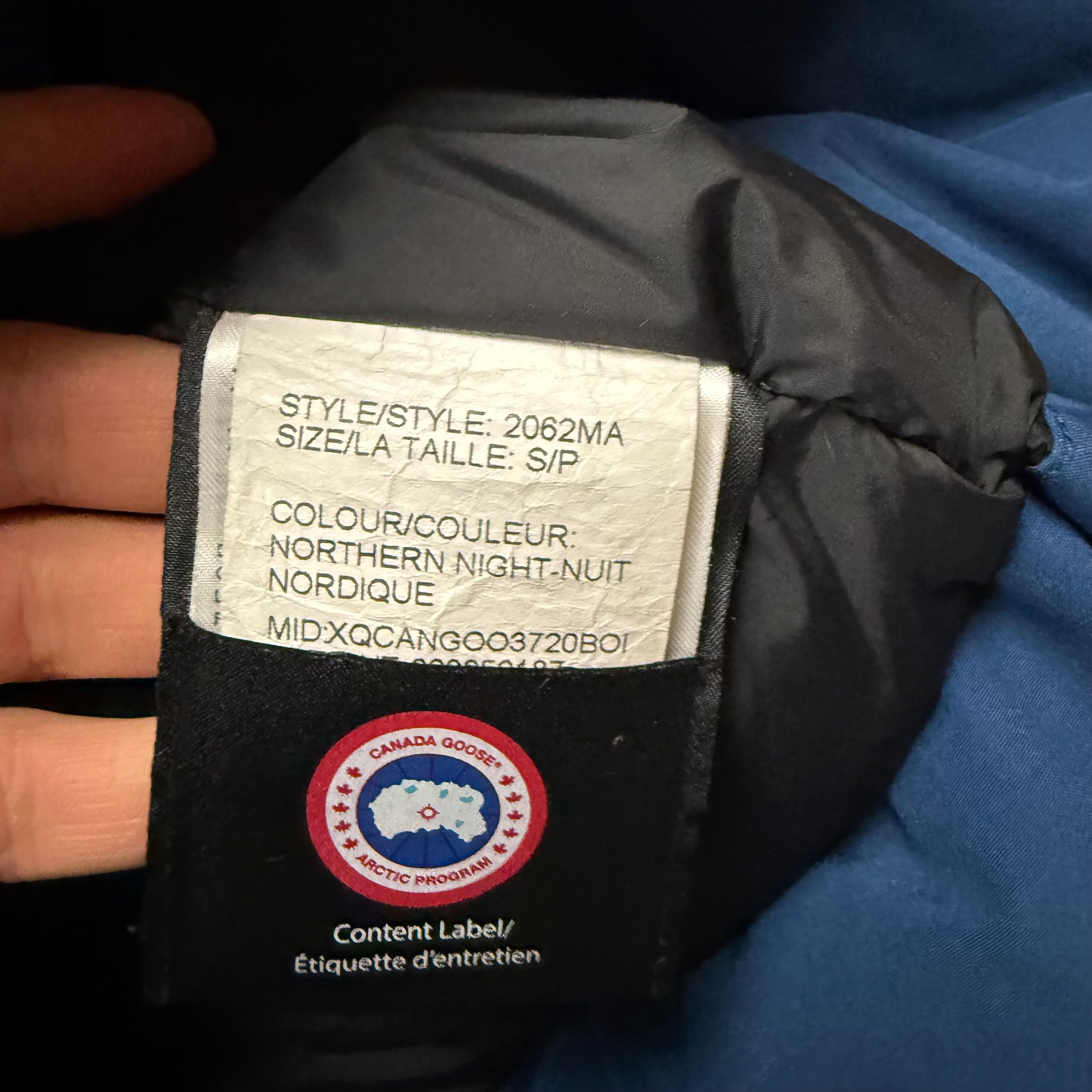 CANADA GOOSE LANGFORD PARKA BLUE FUSION - (S)