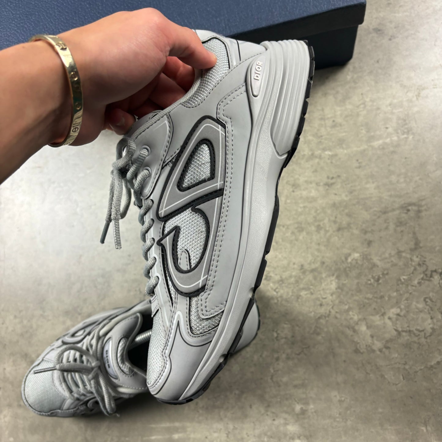 DIOR B30 TRAINERS - GREY (FITS 8-9)