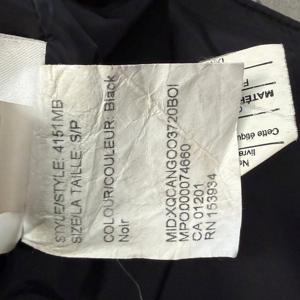 CANADA GOOSE GILET BLACK - (S)