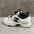 CHANEL RUNNERS CREAM/BLACK -  (EU 41 / UK 7)