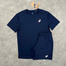 ASICS CORE T-SHIRT & SHORT SET - MIDNIGHT NAVY
