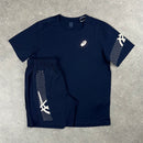 ASICS ICON T-SHIRT & 7" SHORT SET - NAVY