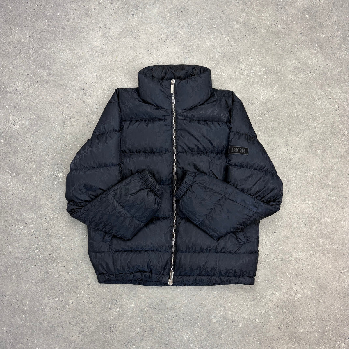 DIOR JACQUARD OBLIQUE JACKET BLACK - 46 (FITS S/M)