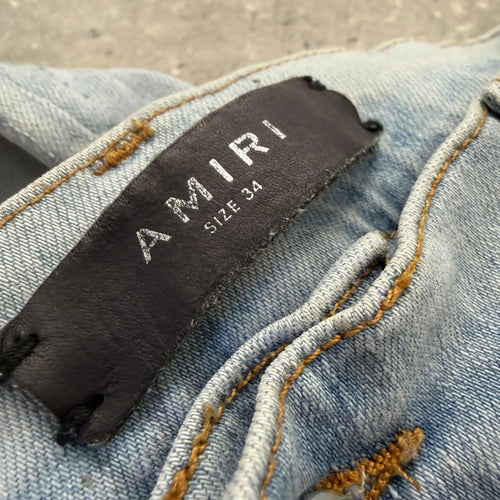 AMIRI JEANS LIGHT BLUE - (34”)