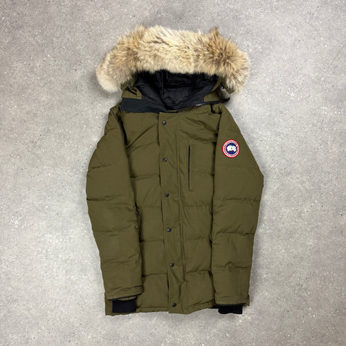 CANADA GOOSE CARSON PARKA MILITARY GREEN  - (S)
