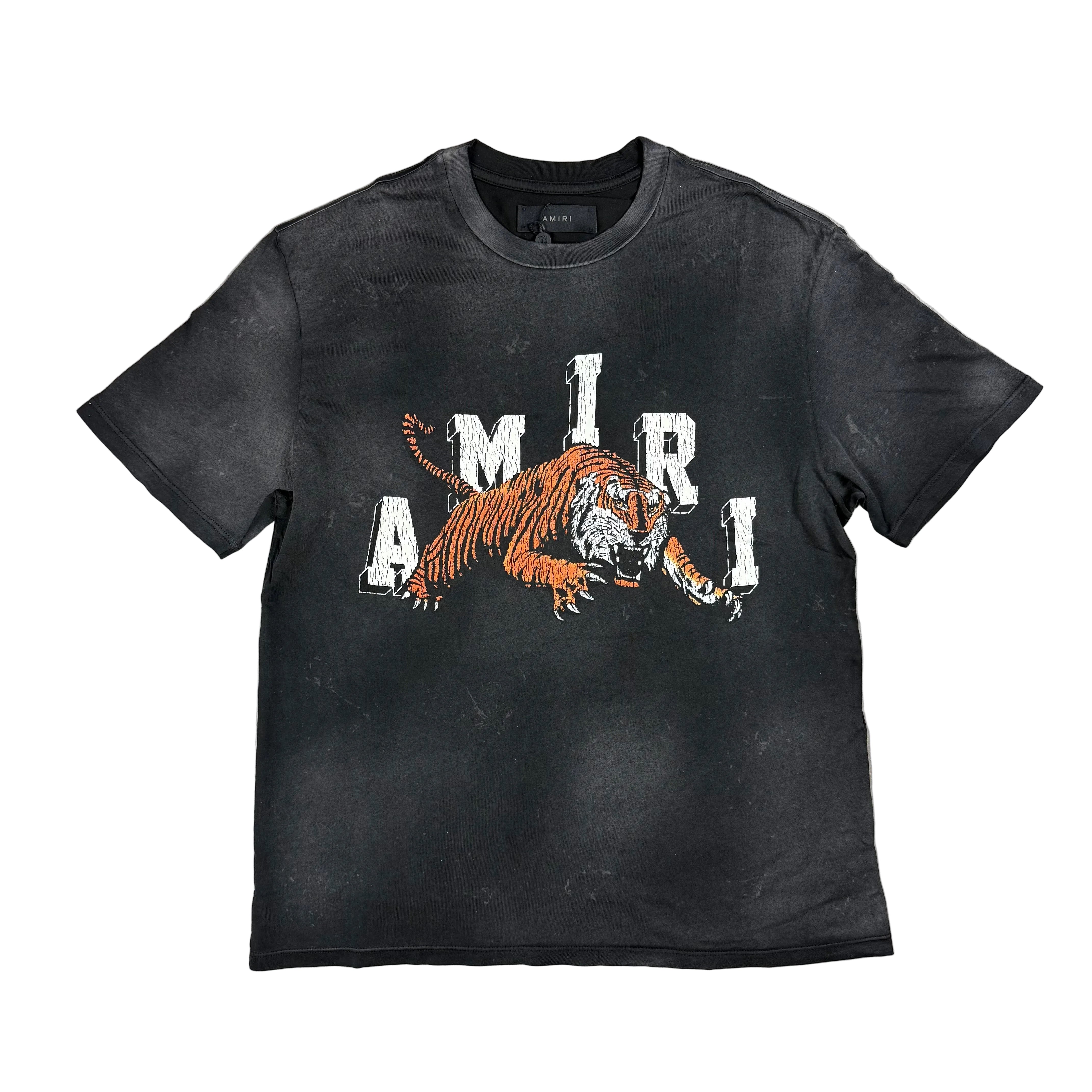 AMIRI VINTAGE TIGER T-SHIRT - BLACK