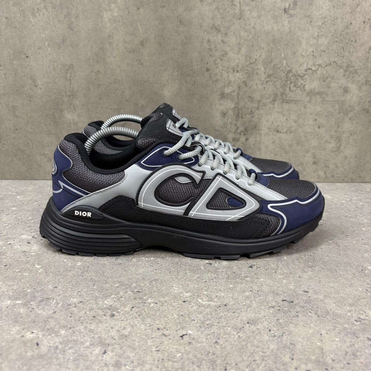 DIOR B30 BLACK / ROYAL BLUE - (EU 42 / UK 8)