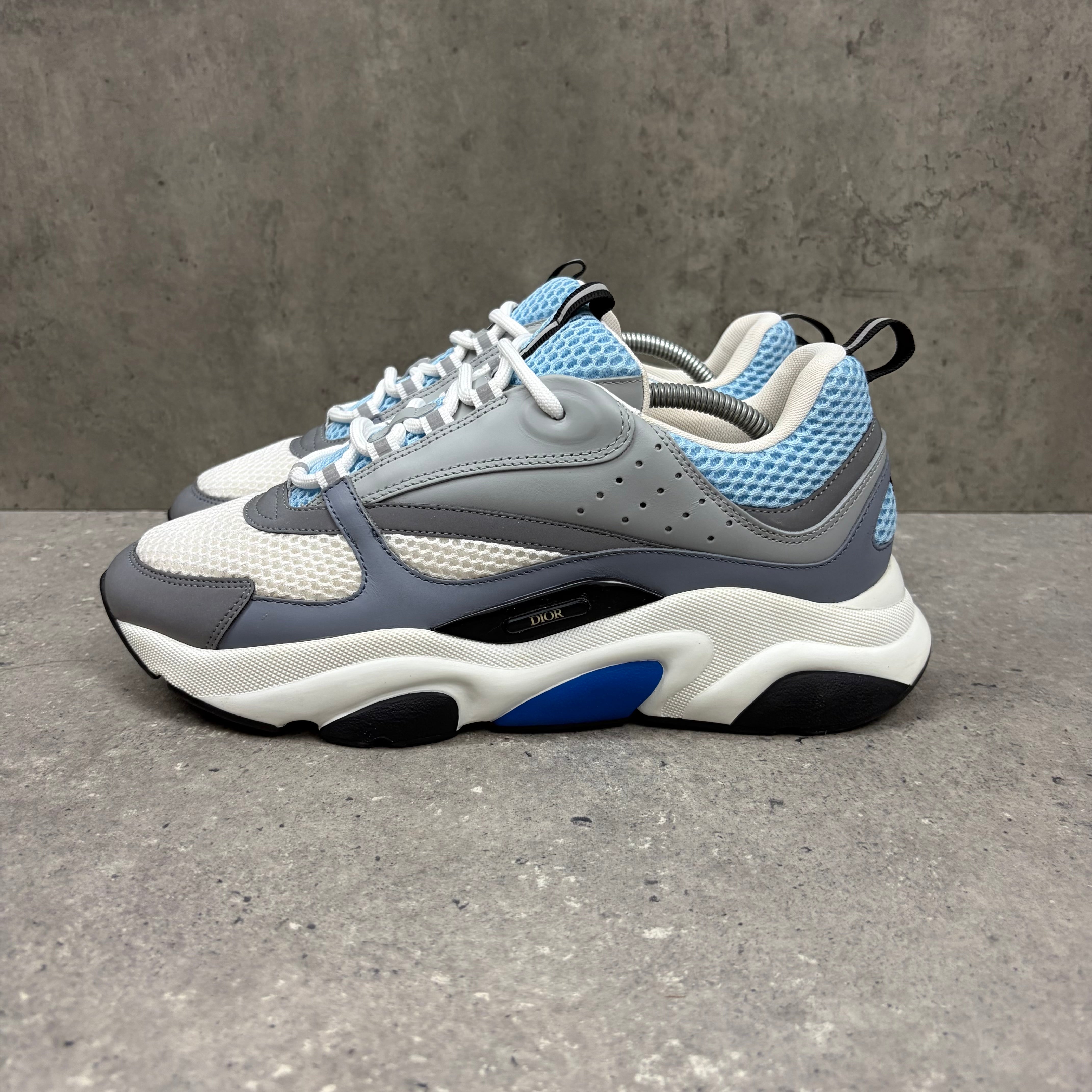 DIOR B22 WHITE/LIGHT BLUE- (EU44 / UK10)