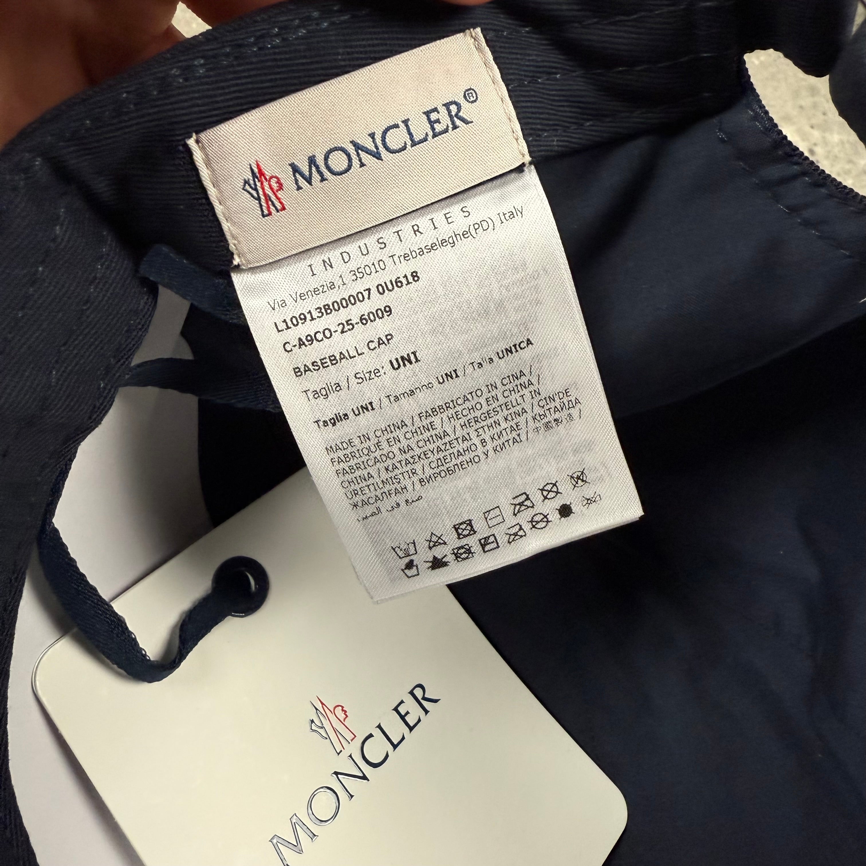 MONCLER LOGO CAP