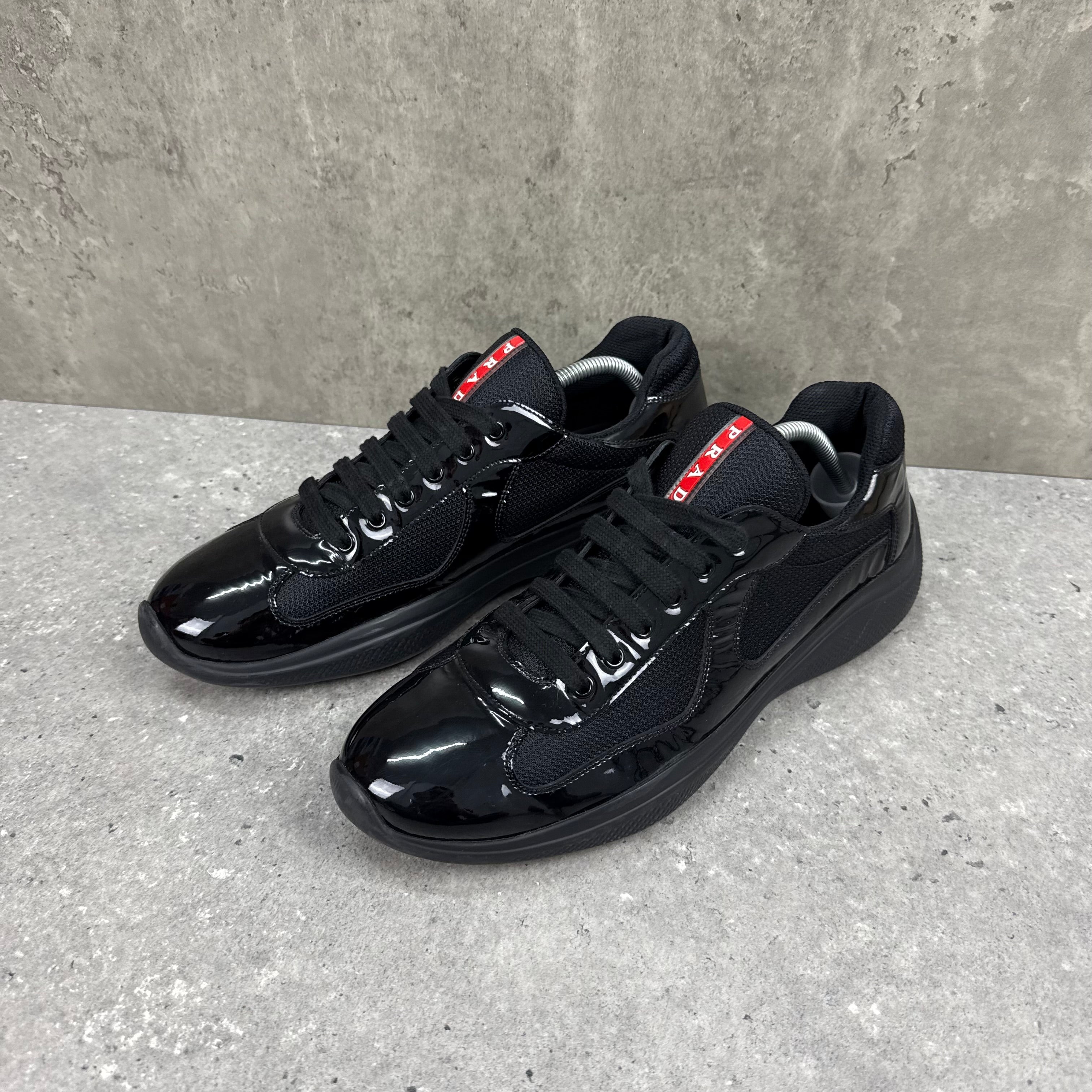 PRADA AMERICAN CUPS BLACK - EU44 (FITS UK 11)