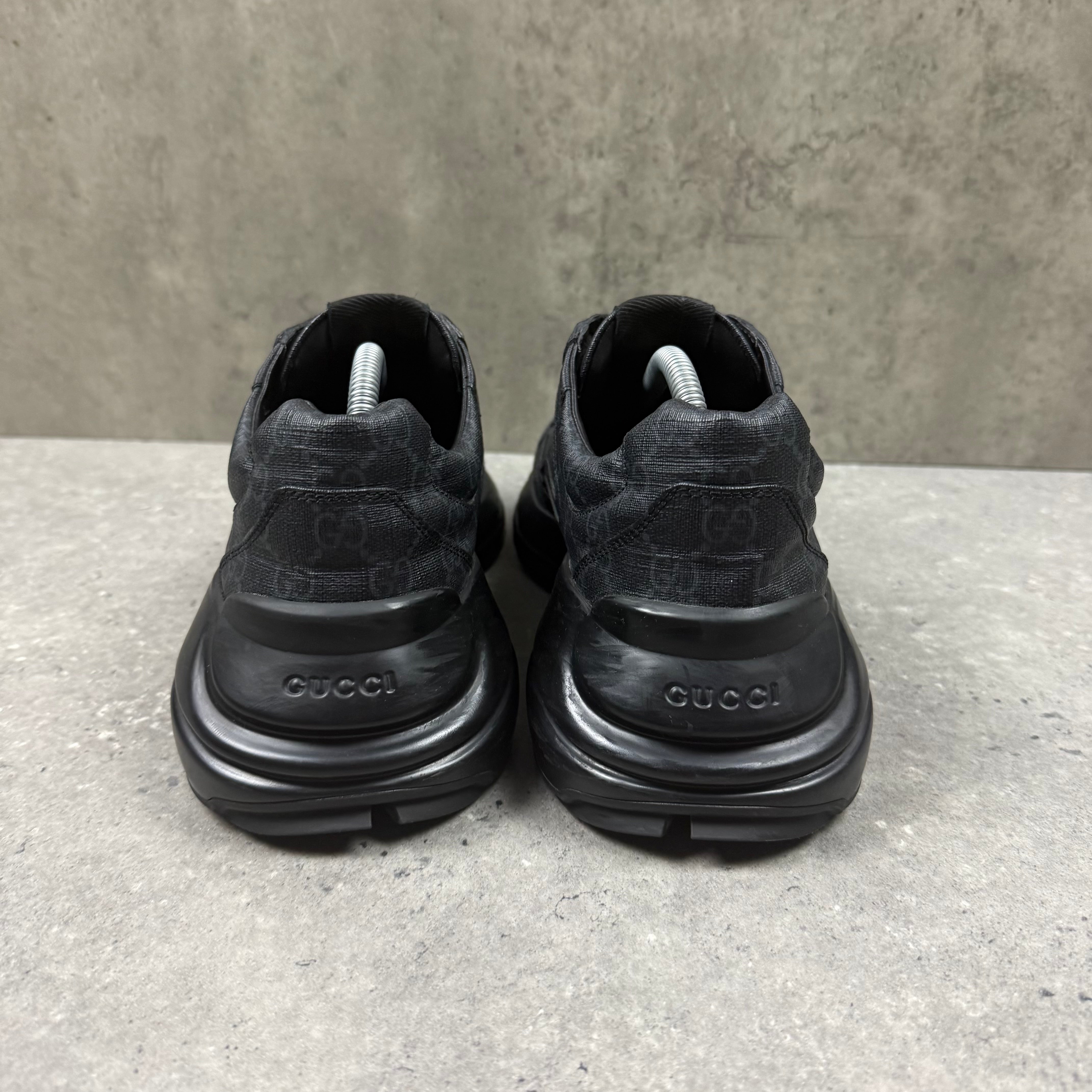 GUCCI RHYTON TRAINERS BLACK - (EU43 / UK9)