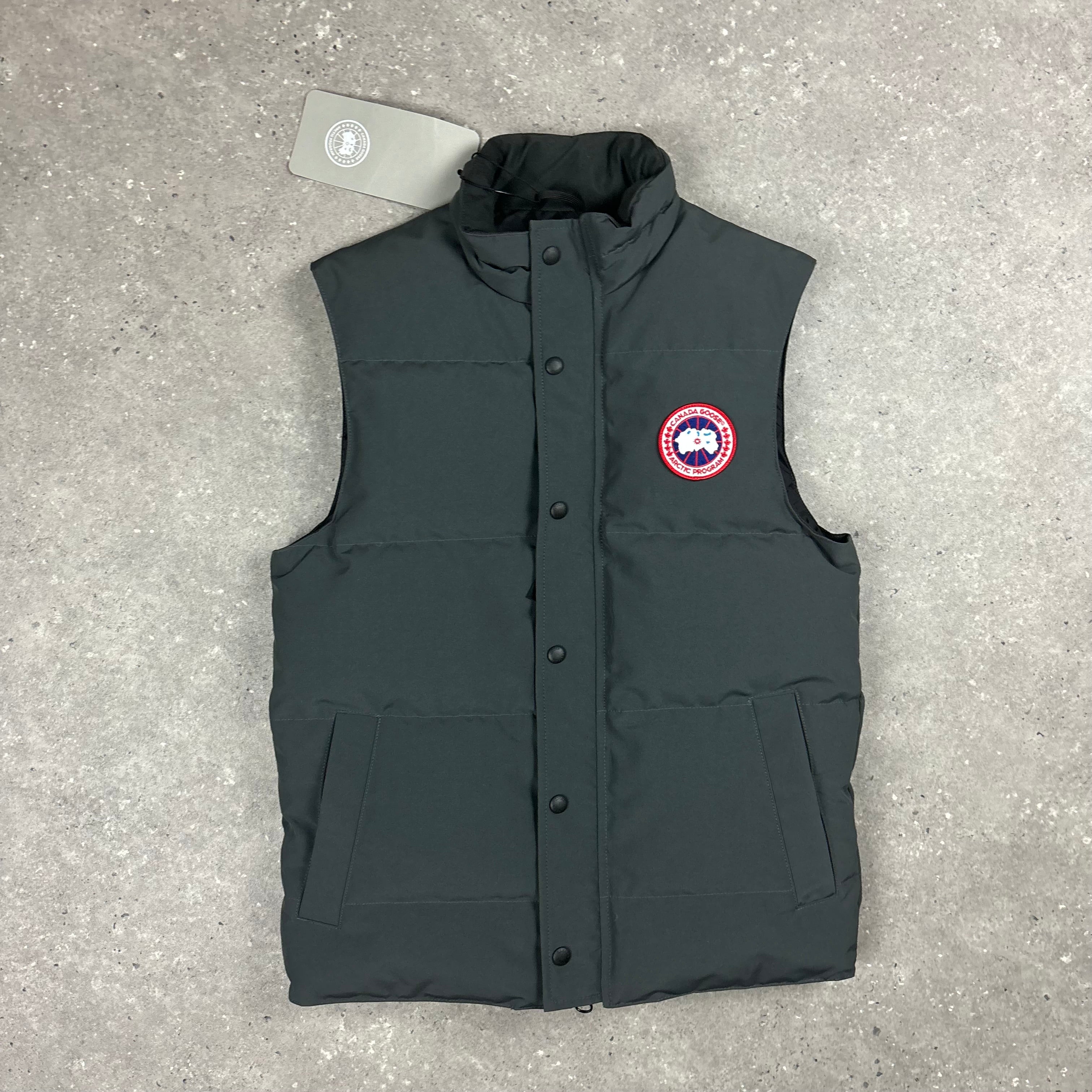 CANADA GOOSE GILET GRAPHITE - (S)