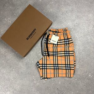 BURBERRY CHECK SWIM SHORTS - (M)
