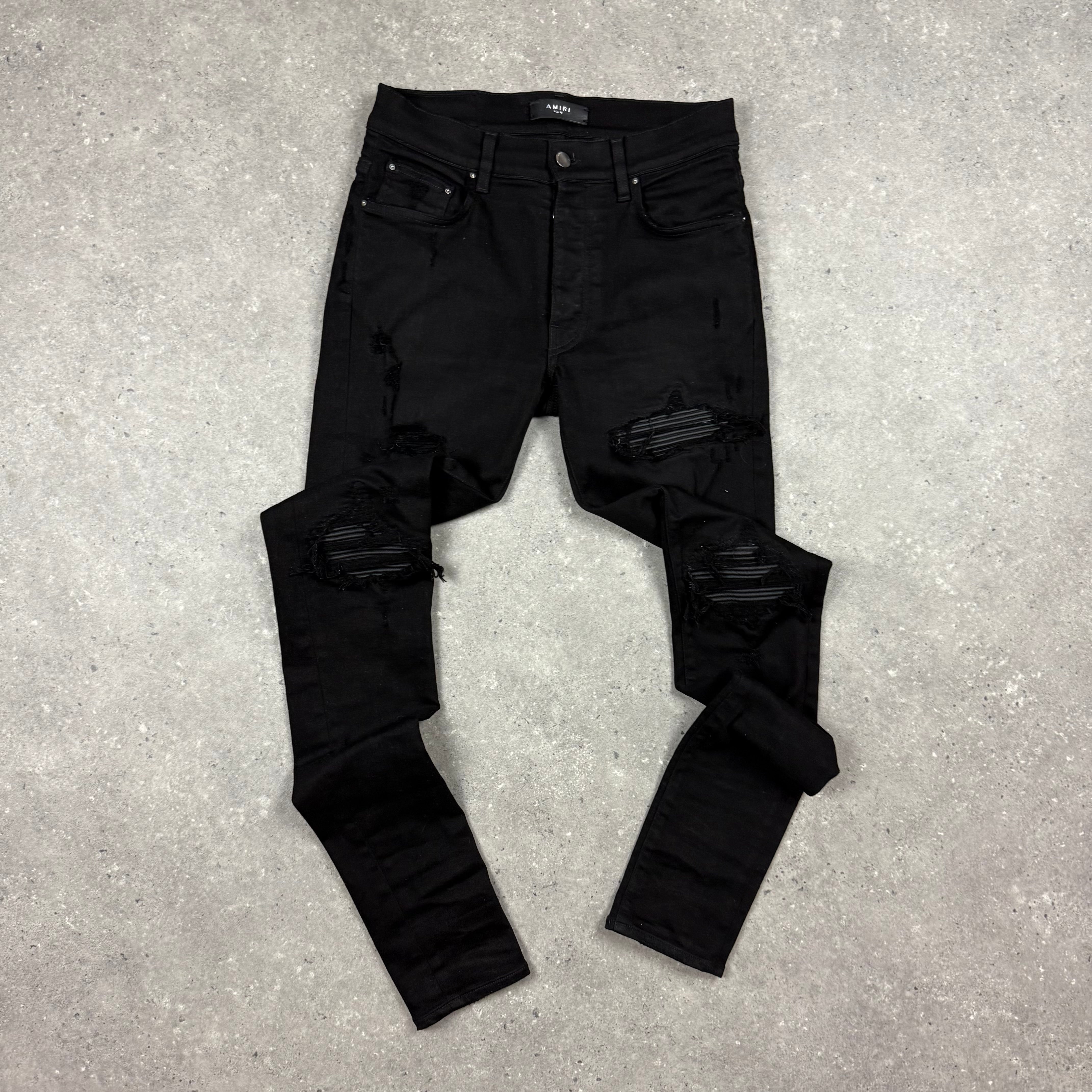 AMIRI SKINNY JEANS BLACK - (30")