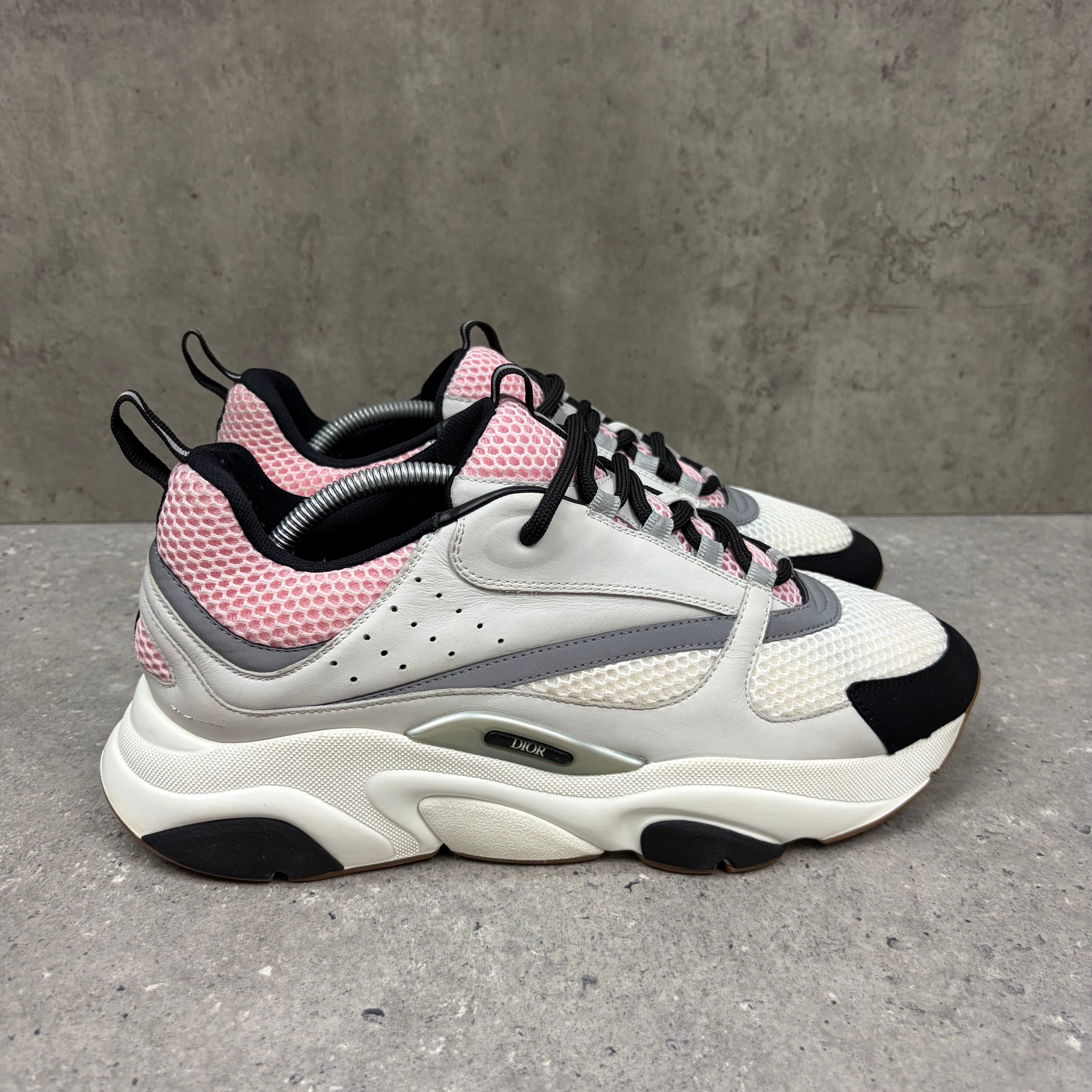 DIOR B22 WHITE / PINK - (EU 45 / UK 11)