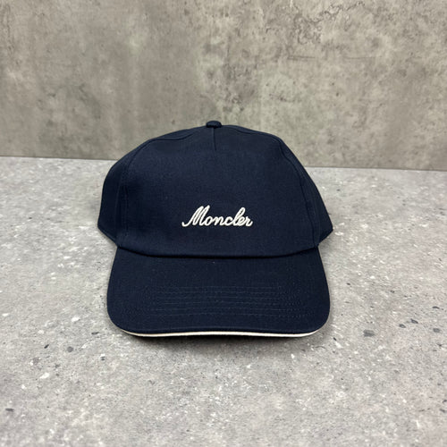 MONCLER LOGO CAP - BLACK
