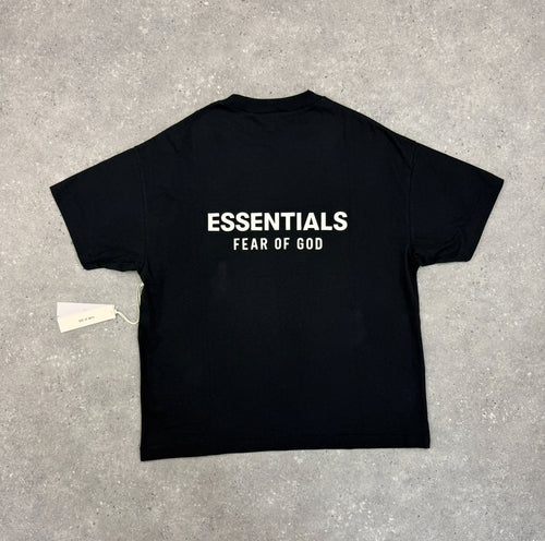 ESSENTIALS SS25 - T-SHIRT & SHORT SET - JET BLACK