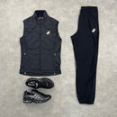 ASICS ROAD GILET & CORE WOVEN PANT SET - PERFORMANCE BLACK