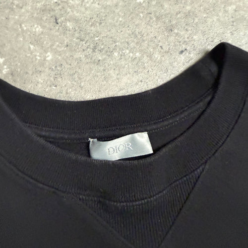 DIOR GRAFFITI T-SHIRT BLACK - (M)