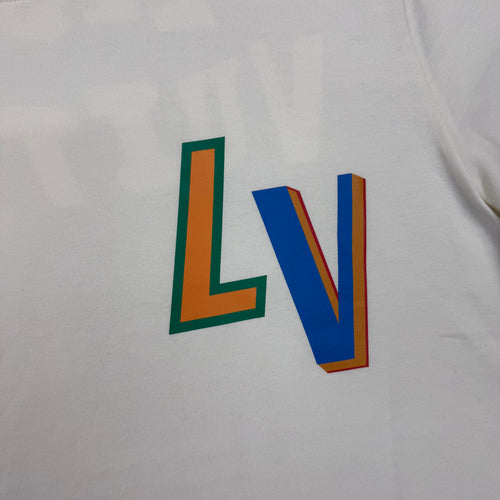 LOUIS VUITTON NBA WHITE T-SHIRT - XS (FITS S)