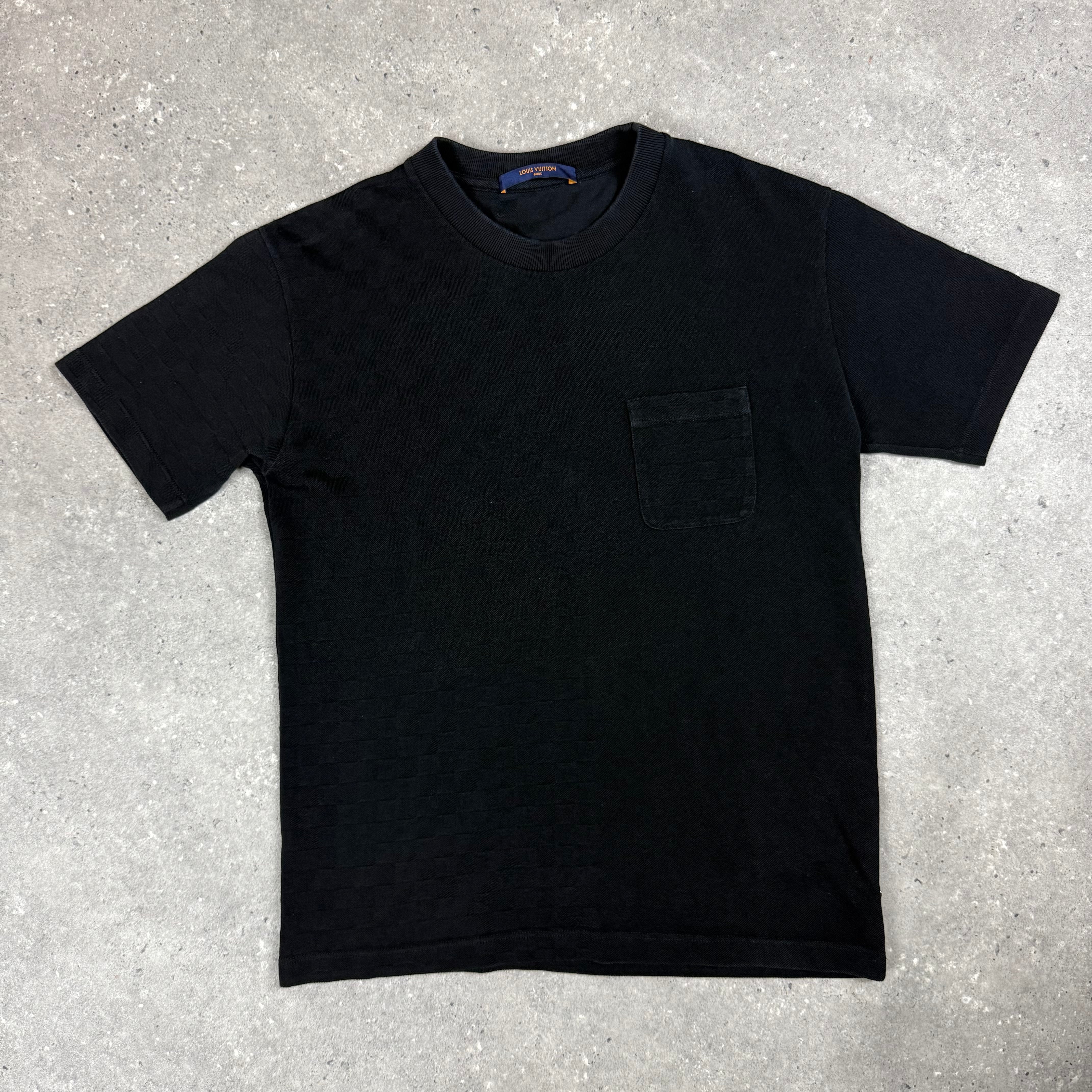 LOUIS VUITTON DAMIER T-SHIRT BLACK - (S)