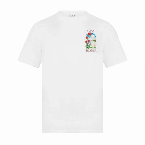 CASABLANCA T-SHIRT - LE PASSAGE - WHITE