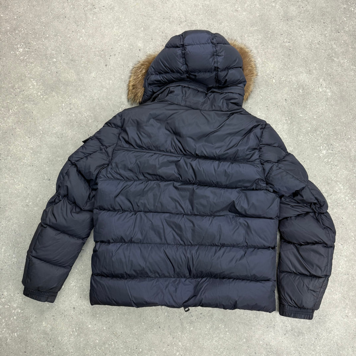 MONCLER MARQUE JACKET NAVY - SIZE 5 (FITS L)