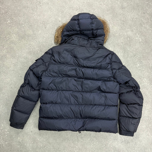 MONCLER MARQUE JACKET NAVY - SIZE 5 (FITS L)