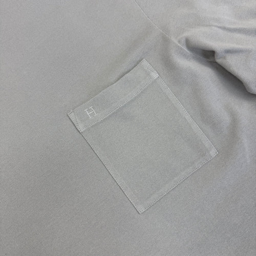 HERMES POCKET T-SHIRT GREY - (S)