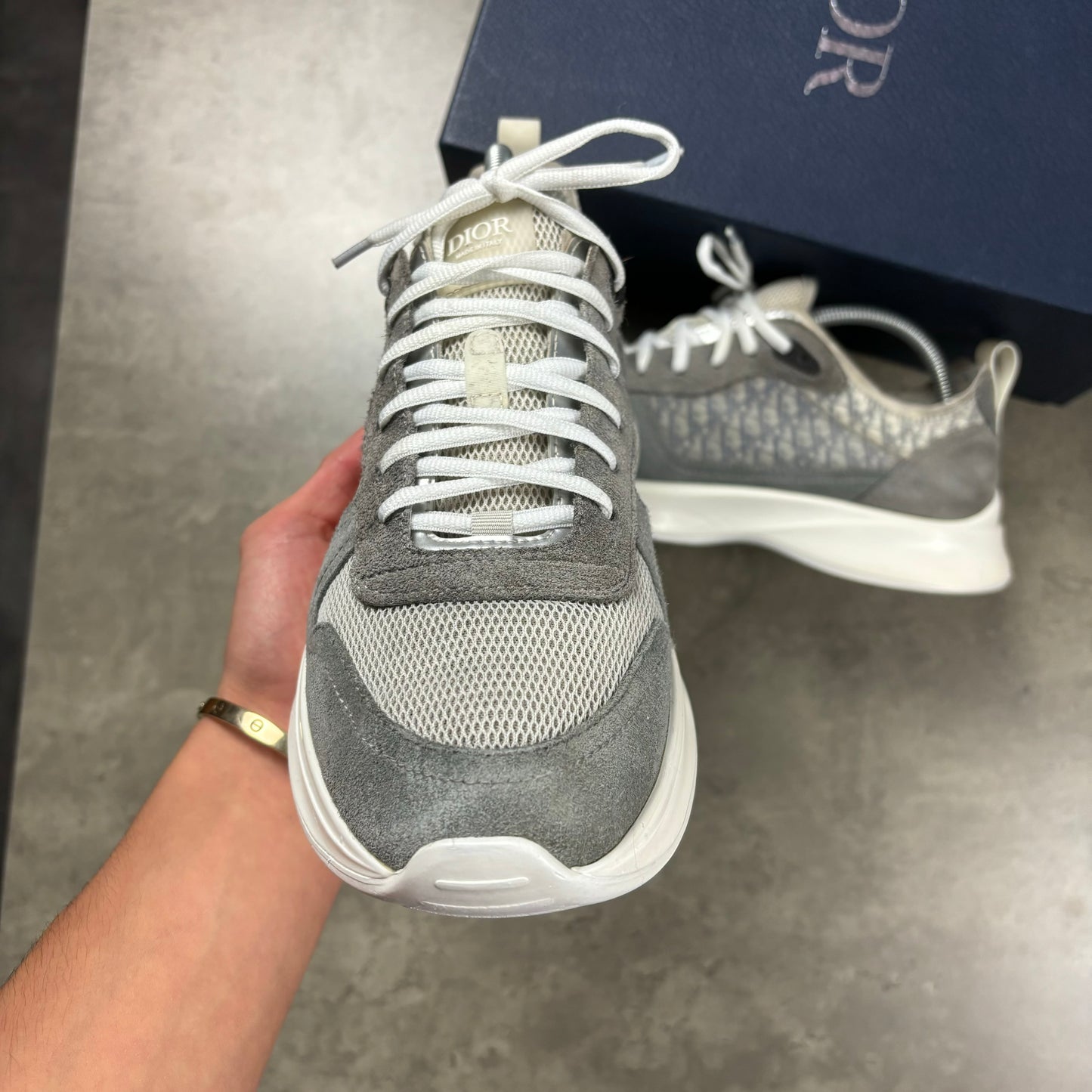 DIOR B25 TRAINERS - (FITS 10-11)