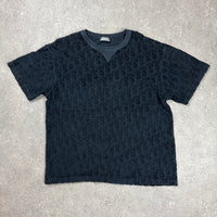 DIOR TOWEL T-SHIRT NAVY - (L)